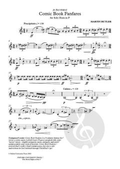 Comic Book Fanfares von Martin Butler 