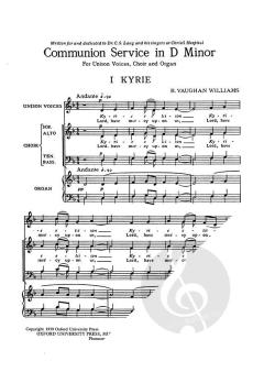 Communion Service in D minor (Download) 
