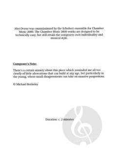 Mini-Drama von Michael Berkeley 