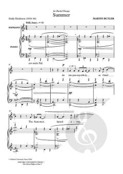 Two Songs von Martin Butler 