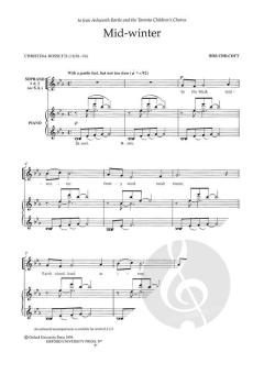 Mid-winter von Bob Chilcott 