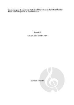 Seven von Michael Berkeley 