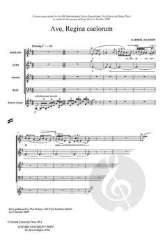 Ave, Regina caelorum (Download) 