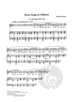 Three songs to children (Download) 