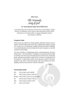 The Womanly Song of God (Download) 