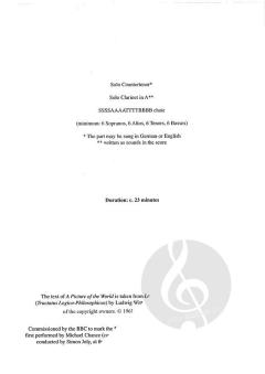 A Picture of the World (Ein Bild der Welt) (Download) 