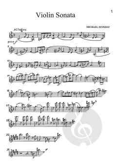Violin Sonata (Download) im Alle Noten Shop kaufen