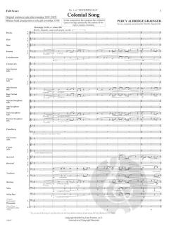 Colonial Song (Percy Aldridge Grainger) 