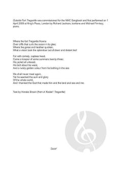 Outside Fort Tregantle von Michael Finnissy 