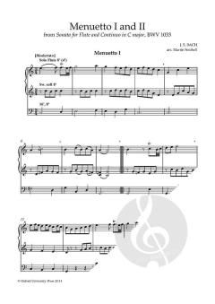Menuetto I and II von Johann Sebastian Bach 