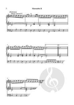 Menuetto I and II von Johann Sebastian Bach 