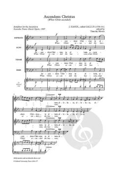 Ascendens Christus von Handl (Download) 