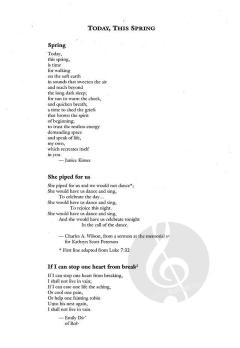 Today, this spring von Libby Larsen 