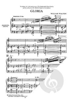 Gloria von William Walton (Download) 
