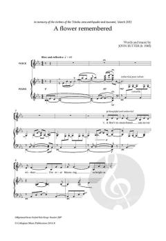 A flower remembered von John Rutter 