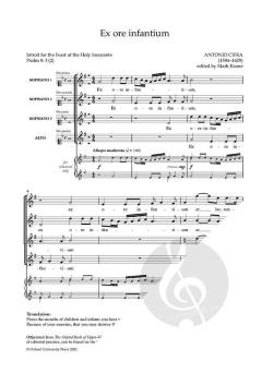 Ex ore infantium von Antonio Cifra 