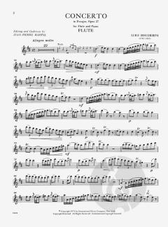 Concerto in D major Op. 27 von Luigi Boccherini 