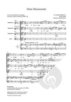Dum illucescente von Claudio Merulo 