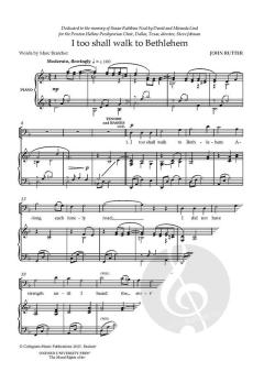 I too shall walk to Bethlehem (Download) 