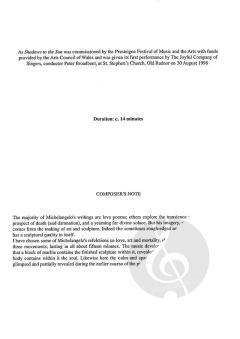 As Shadows to the Sun (Download) 