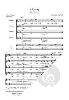 A Litany von William Walton (Download) 