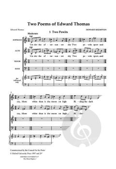 Two Poems of Edward Thomas (Download) 