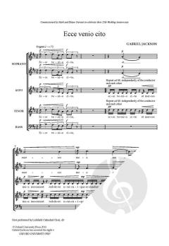 Ecce Venio Cito (Download) 