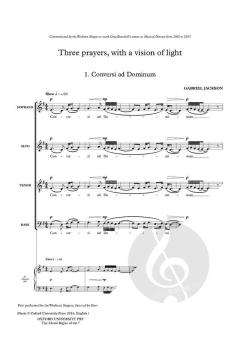Three Prayers, with a Vision of Light (Download) 