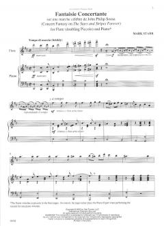 Concert Fantasy on The Stars and Stripes Forever von Vincenco Bellini 