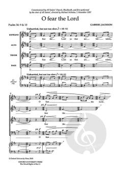O fear the Lord (Download) 