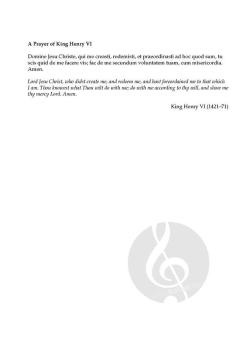 A Prayer of King Henry VI (Download) 