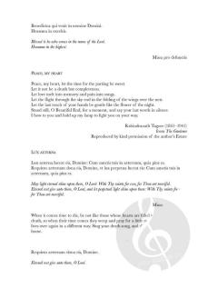 Requiem von Gabriel Jackson 