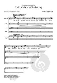 Child of Mary, softly sleeping (Download) 