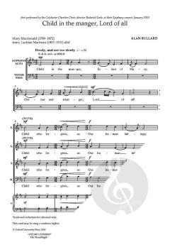Child in the manger, Lord of all (Download) 