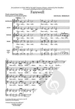 Farewell von Michael Berkeley 