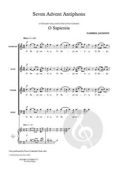 Seven Advent Antiphons (Download) 