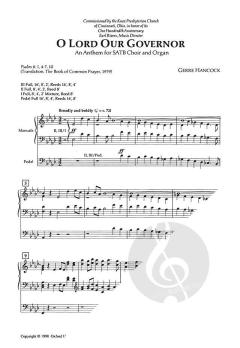 O Lord our Governor (Download) 