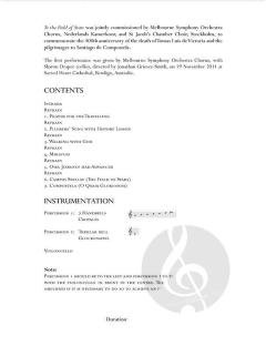 To The Field Of Stars - Primus ex apostolis (Download) 