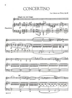 Concertino Es-Dur op. 26 von Carl Maria von Weber 