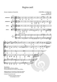 Regina caeli von Cristobal de Morales 