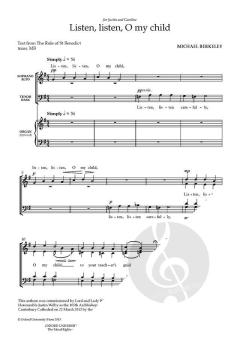 Listen, listen, O my child (Download) 