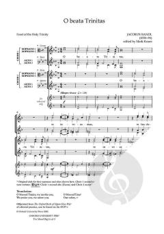 O beata Trinitas von Jacobus Handl 