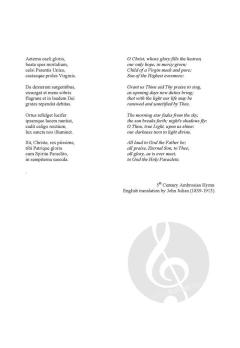 Aeterna caeli gloria (Download) 