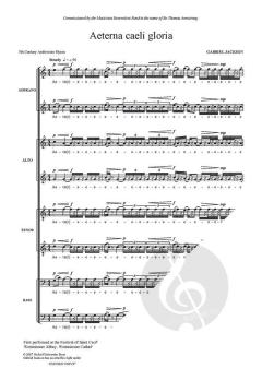 Aeterna caeli gloria (Download) 