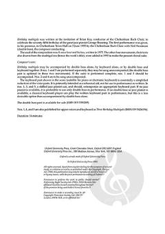 Birthday Madrigals (Download) 