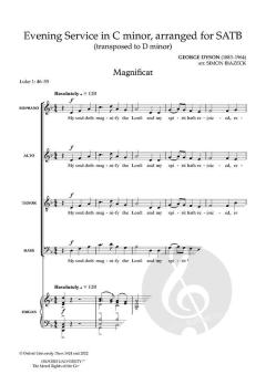 Evening Service in C minor (Download) 