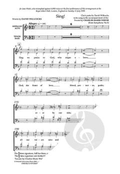 Sing! von David Willcocks 