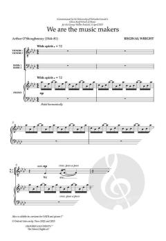 We are the music makers von Reginal Wright (Download) 