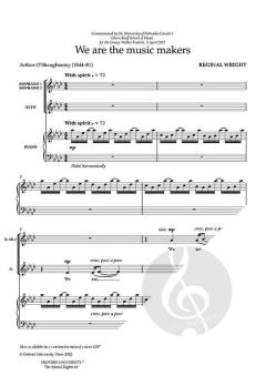 We are the music makers von Reginal Wright (Download) 