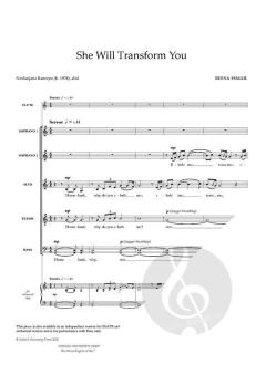 She Will Transform You - Vocal Score for Flute Version (Download) 